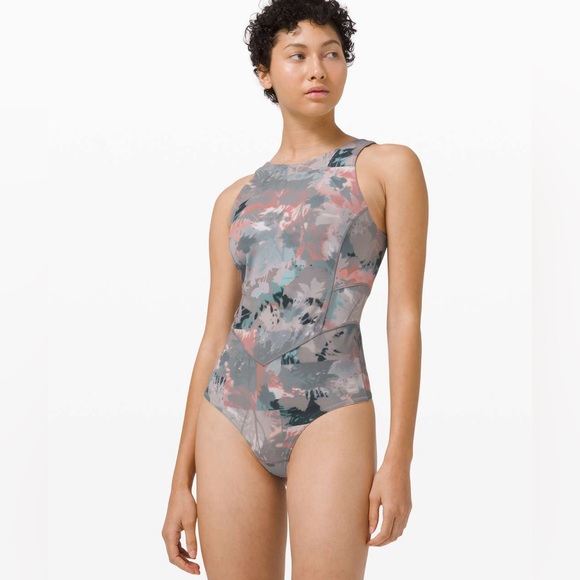 NWT Lululemon Align Sleeveless Bodysuit Untamed Nature Multi Size 2‎ - Picture 2 of 12